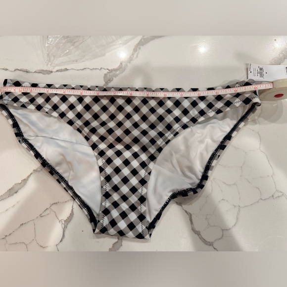 🌸Old Navy Black and White Gingham Bikini Bottoms Size Medium🌸 - Picture 1 of 6